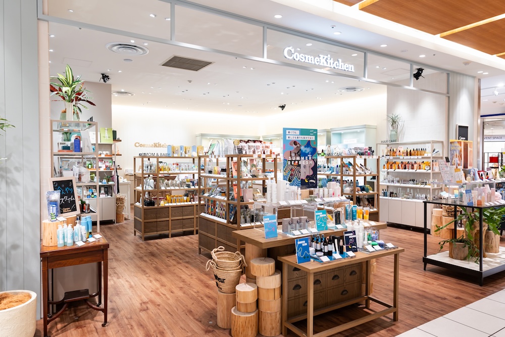 コスメショップの店内