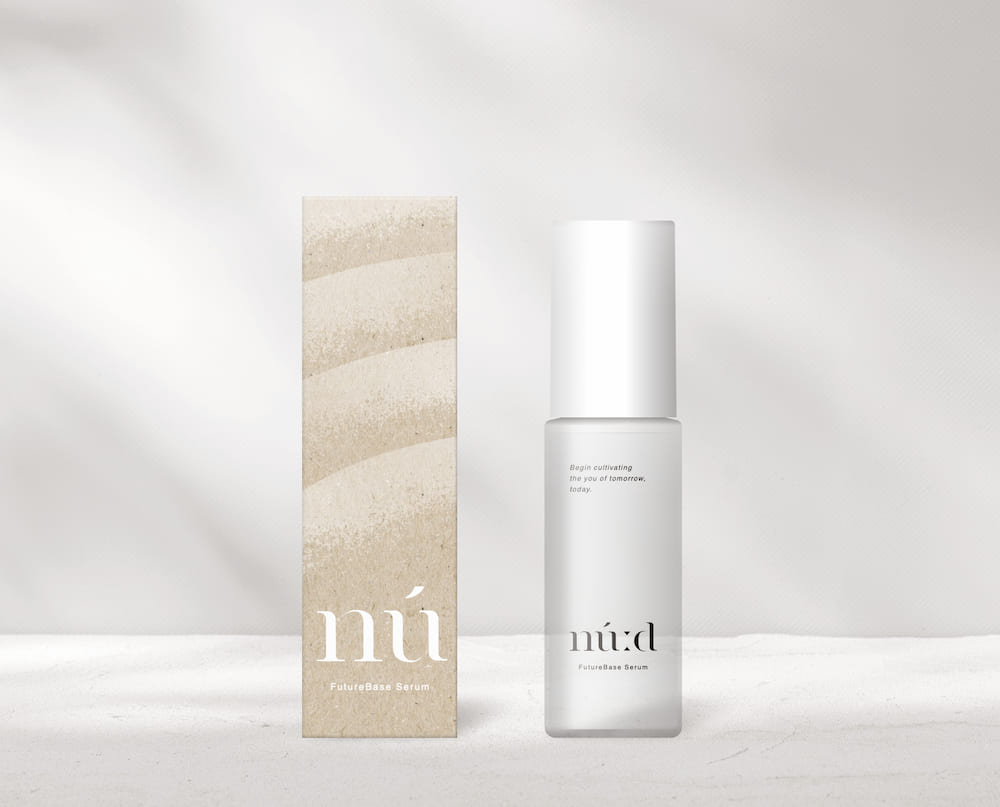 nú:d FutureBase Serum - 製品ボトルとパッケージ